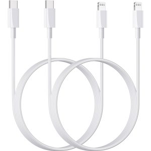 Apple Cable USB c to Lightning Cable 3FT 2Pack Apple MFi Certified iPhone Charger Type C Fast Charging Cord for iPhones 14 13 12 11 X SE Pro Max Xr Xs S 8 7 6 5 Plus
