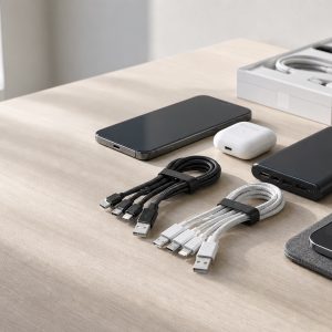 AICHUA charging cable setup